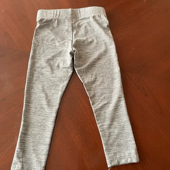 Puma Kids Gray Leggings, Sz 3T - Picture 2 of 5